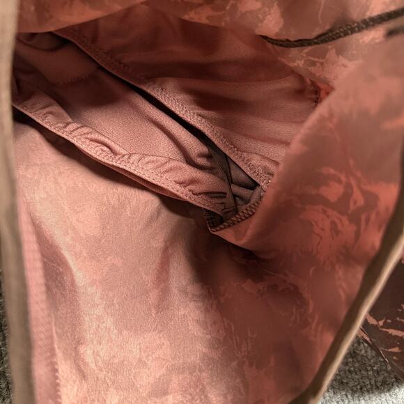 New Nike Size Small Tempo Printed Running Shorts Brown Elastic Waist Activewear - Picture 5 of 8